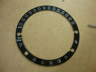 FOR BIG DOG MOTORCYCLES TACHOMETER OVERLAY SURROUND LENS 