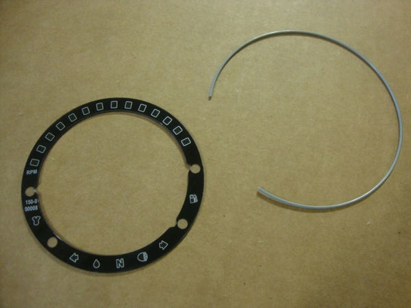 FOR BIG DOG MOTORCYCLES TACHOMETER OVERLAY SURROUND LENS 