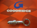 GOODRIDGE 12MM 35* BANJO FITTING BRAKE LINE 7/16 CHROME BIG 