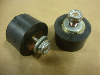 RUBBER SWINGARM BUMP STOP W/ WASHERS & LOCKNUT SET 2 BIG DOG