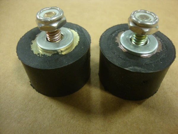 RUBBER SWINGARM BUMP STOP W/ WASHERS & LOCKNUT SET 2 BIG DOG