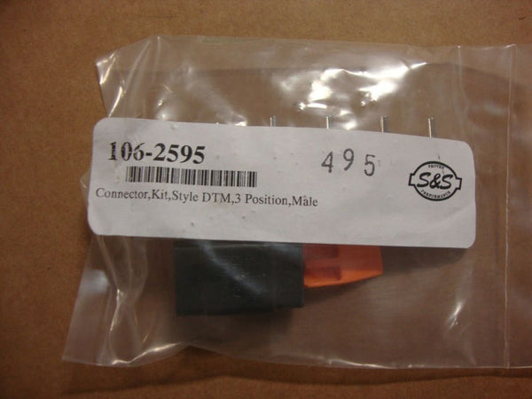 S&S AIR CLEANER DTM 3 POSITION CONNECTOR KIT MALE 84-99 BIG 