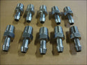 BIG DOG MOTORCYCLES CHROME OIL LINE FITTINGS 1/4 NPT for 