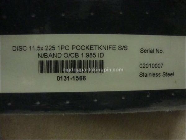 BIG DOG MOTORCYCLES FRONT BRAKE ROTOR POCKETKNIFE PERFORMANCE MACHINE - bigdogpartskingpin.com