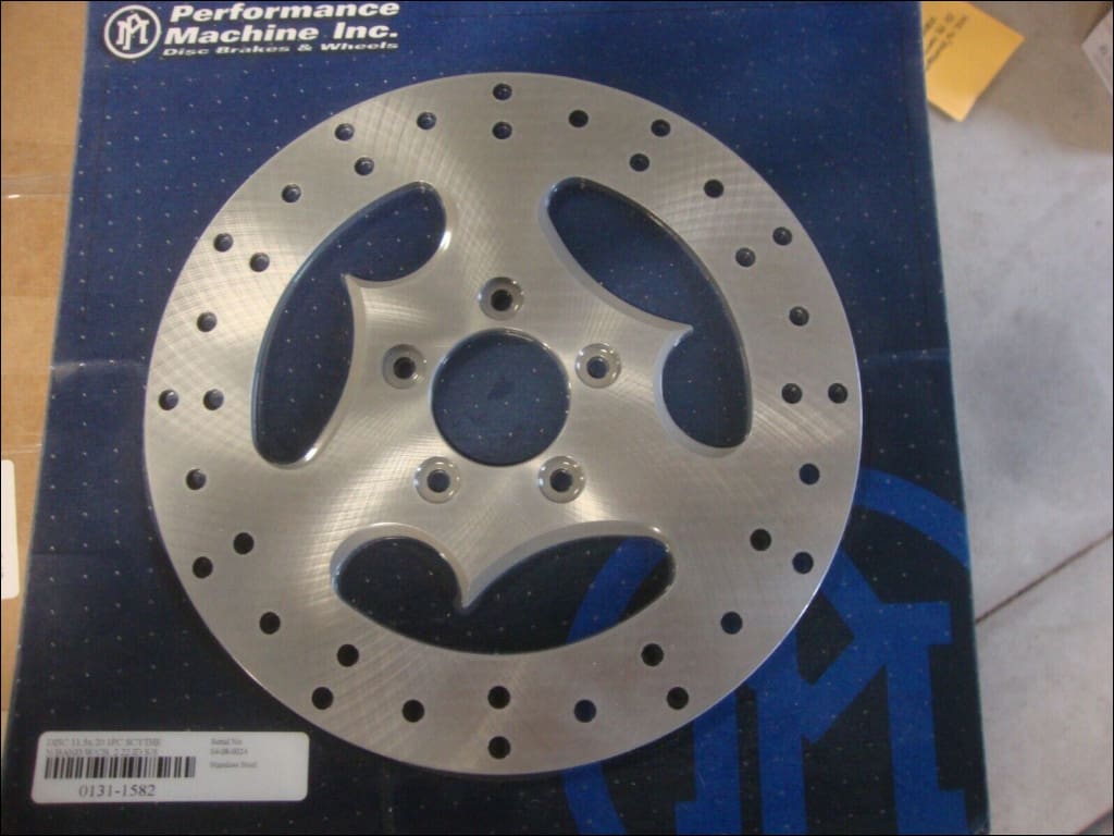 BIG DOG MOTORCYCLES REAR BRAKE ROTOR 2004 CHOPPER SCYTHE PERFORMANCE M ...