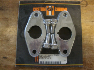 CUSTOM CHROME SWINGARM END CAP COVER SET #15-320 CHROME ALL 