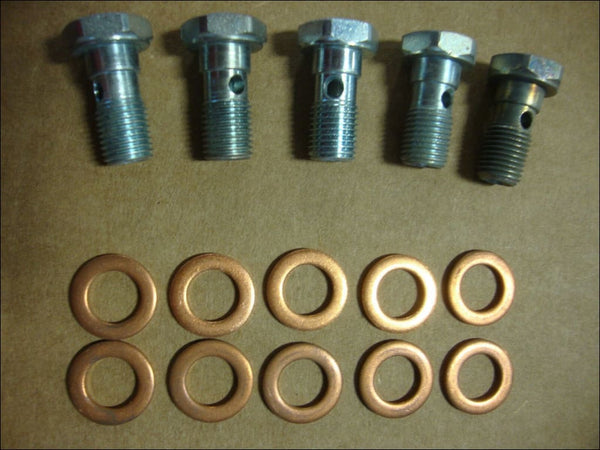 KIT - 10MM 3/8- 24 BANJO BOLT SET W/ WASHERS INDUSTRIAL BIG 