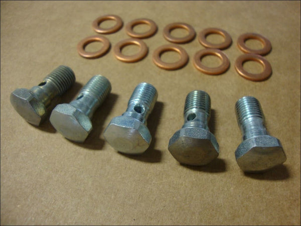 KIT - 10MM 3/8- 24 BANJO BOLT SET W/ WASHERS INDUSTRIAL BIG 