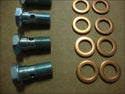 KIT - 10MM 3/8- 24 BANJO BOLT SET W/ WASHERS INDUSTRIAL BIG 