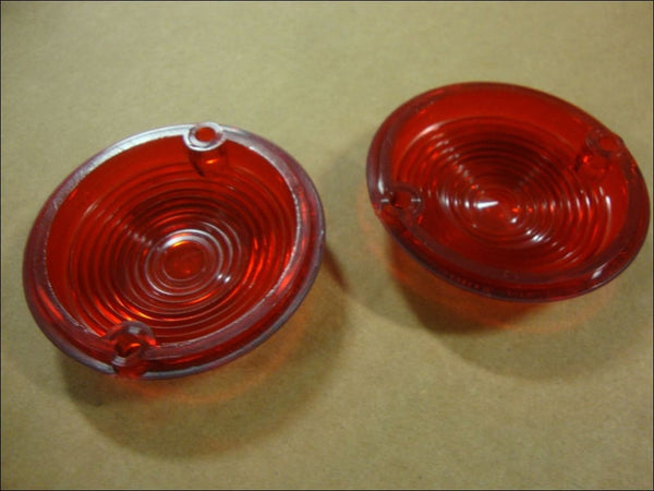 FOR BIG DOG MOTORCYCLES EARLY TURN SIGNAL RED LENS SET 2002 