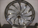 Harley Davidson Softail Chrome Billet 21 Front Wheel Mmt 2043 X 3.5 Ebay Motors:parts &