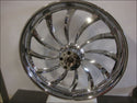 Harley Davidson Softail Chrome Billet 21 Front Wheel Mmt 2043 X 3.5 Ebay Motors:parts &