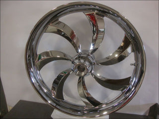 Harley Davidson Softail Chrome Billet 21 Front Wheel Mmt 2044 X 3.25 Ebay Motors:parts &