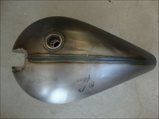 NEW OEM 2010 BIG DOG BULLDOG BAGGER RAW STEEL GAS TANK EFI 